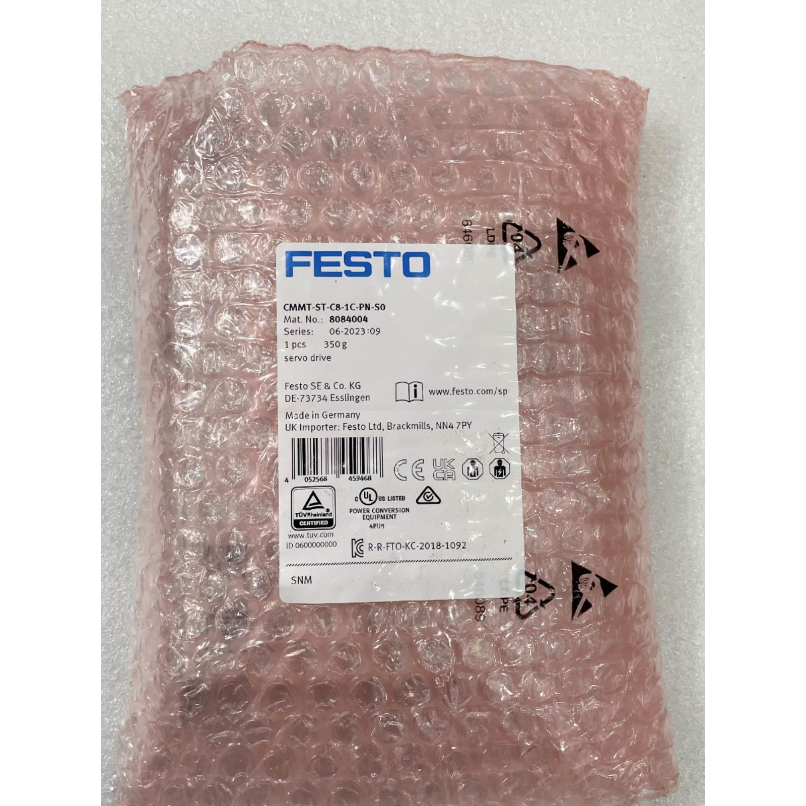 FESTO CMMT-ST-C8-1C-PN-S0 8084004 费斯托伺服驱动器议价$