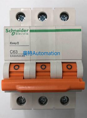 原装Easy9 EA9AN3C63 3P C63施耐德空气开关小型断路器议价$