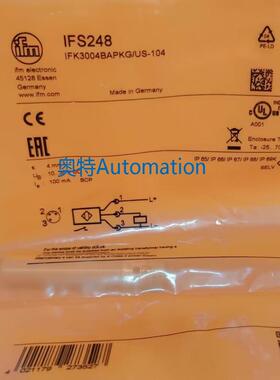 IFM IFS248 IFS249 IFS250 IFS254 全新原装易福门 现货议价$