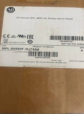 配件AllenbradleyMPL-B4560F-MJ74A议价