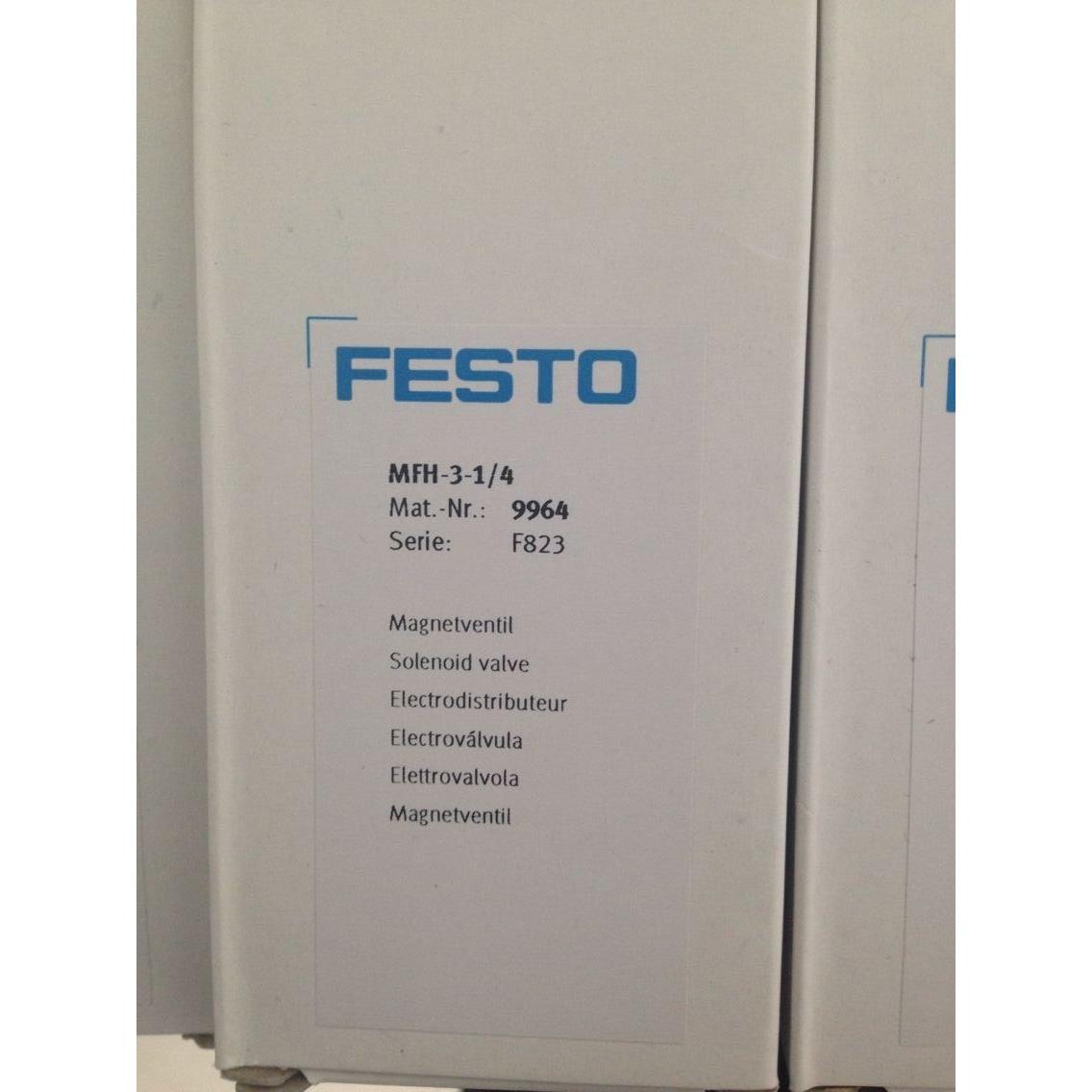 配件现货德国费斯托特价原装电磁阀MFH--1/4 9964议价