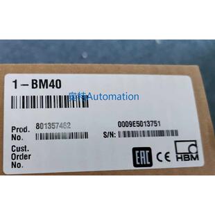 德国HBM称重放大器1 801357462议价$ BM40
