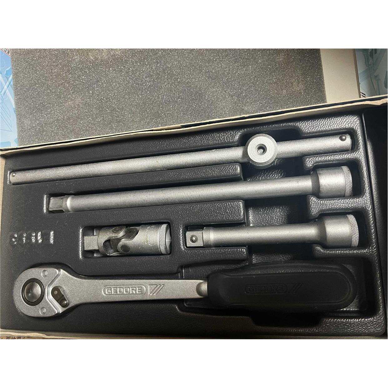 特价德国GEDORE吉多瑞1/2棘轮扳手套装大飞 1500 ES-1993 T五件套