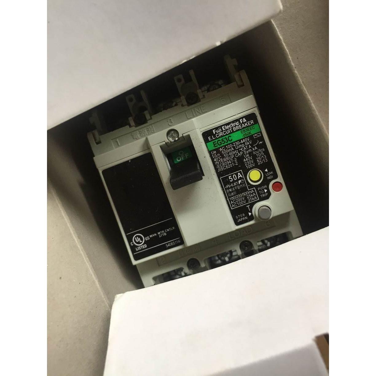 日本原装进口 富士漏电开关 EG53C 10A 20A 30A 40A 50A 现货议价