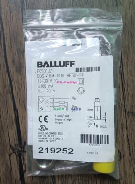 配件全新原装正品  BOS01J7 BOS 18M-PUV-RE30-S4 现货销售议价