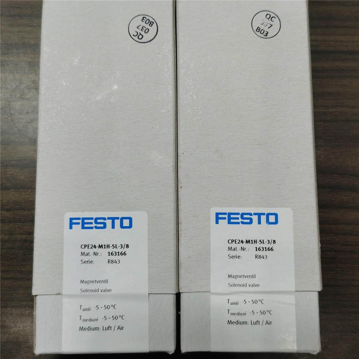 FESTO CPE24-M1H 电磁阀 163165 163166 163167 170265 170267议