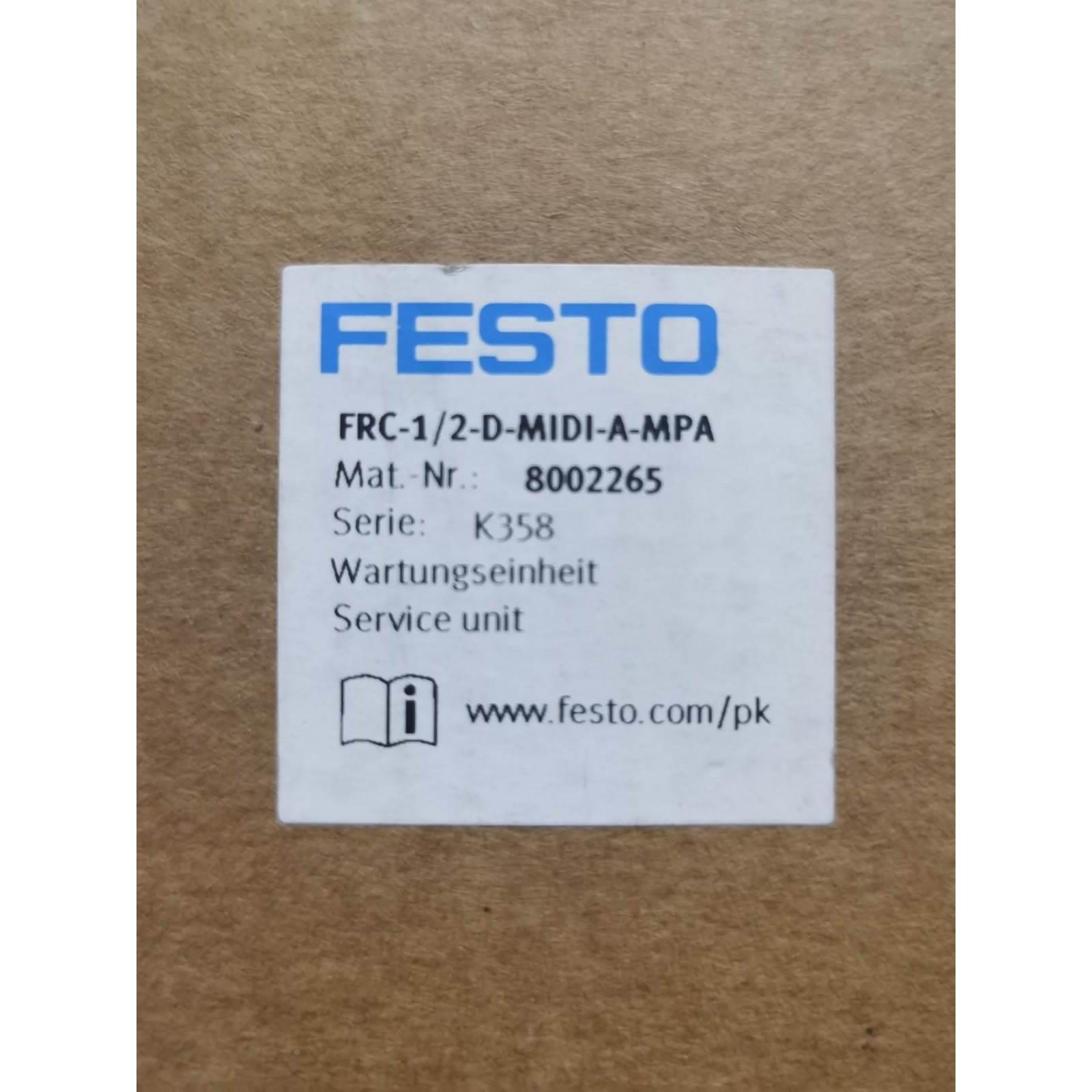 FESTO FRC-1/2-D-MIDI-MPA 8002264 8002265 费斯托 气源处理装置