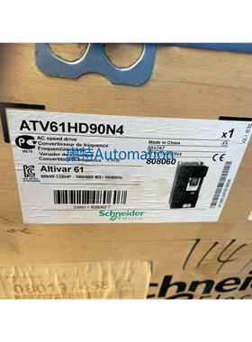 全新施耐德变频器ATV61HD90N4议价议价$
