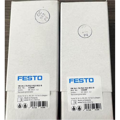 FESTO VN-14-H-T4-PQ3-VQ3-RO2-B 532648 532644费斯托真空发生器