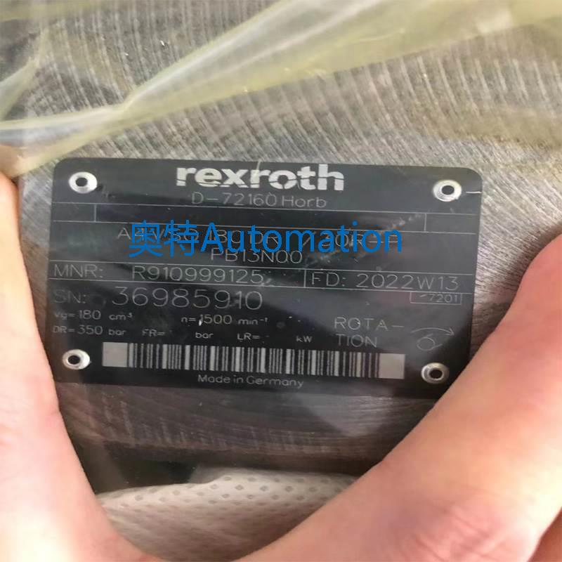 力士乐柱塞泵R910994306 A4VSO125DR/30R-FPB13N00液压泵高压泵议