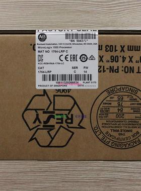 配件1764-LRP原装美国罗克韦尔PLC模块质保一年MIcroLogix1500系