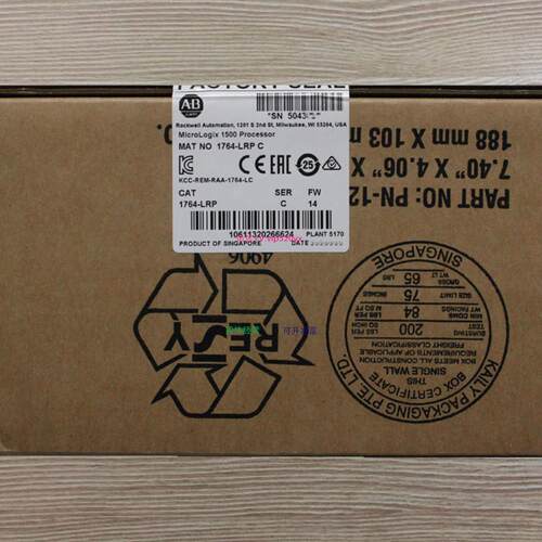 配件1764-LRP原装美国罗克韦尔PLC模块质保一年MIcroLogix1500系