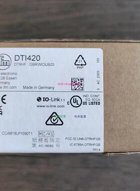 配件全新原装正品 IFM DTI420 传感器 现货销售议价