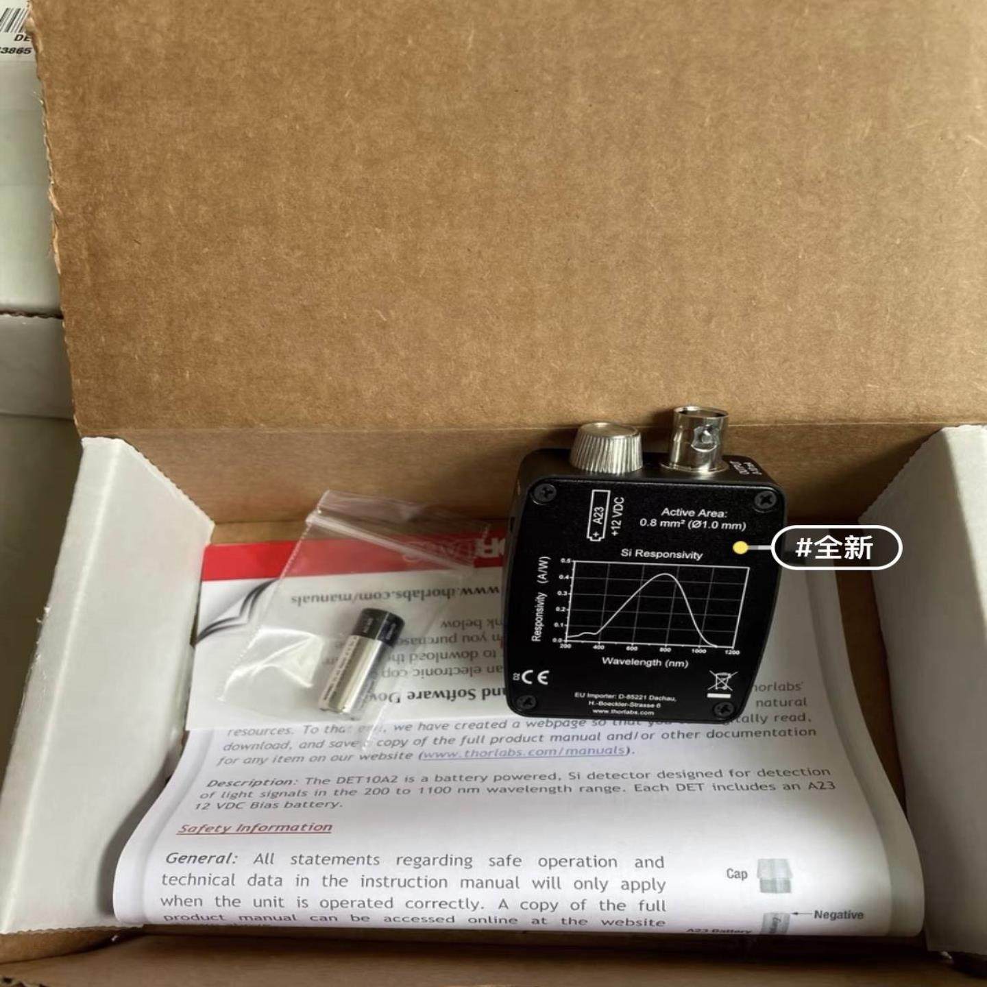 配件索雷博ThorLabs 硅探测器 DET10A2 220-1100nm 议价议价