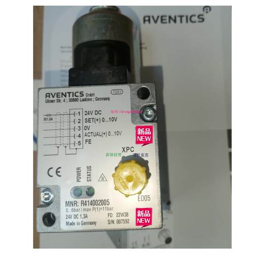 配件 R414002005 ED05系列气动激光比例阀E/P调压器议价