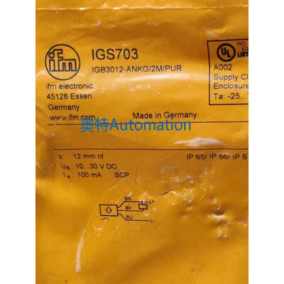 IFM IGS703 IGS708 IGS710 IGS712 全新原装易福门 现货议价$