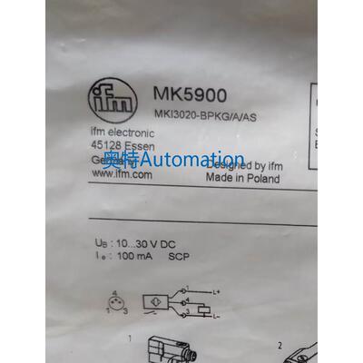 IFM MK5900 MR0129 MR0902 MK5328 全新原装易福门 现货议价$