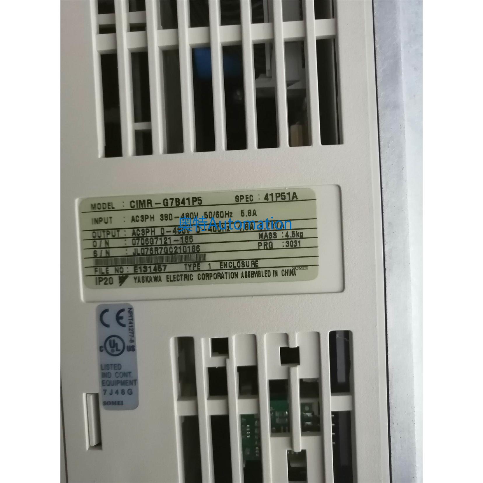 安川变频器CIMR-G7B41P5 1.5KW原装现货议价议价$