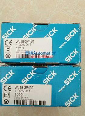 全新SICK西克WL18-3P430传感器 原装现货1025911议价$