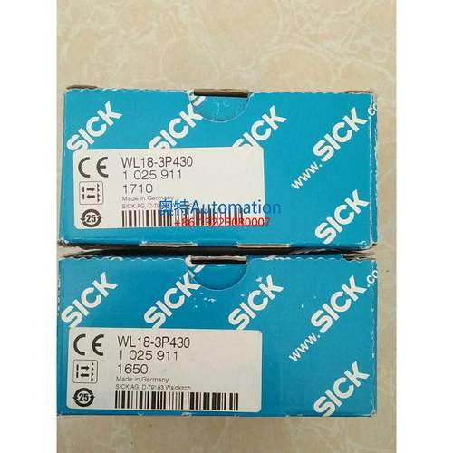 全新SICK西克WL18-3P430传感器 原装现货1025911议价$