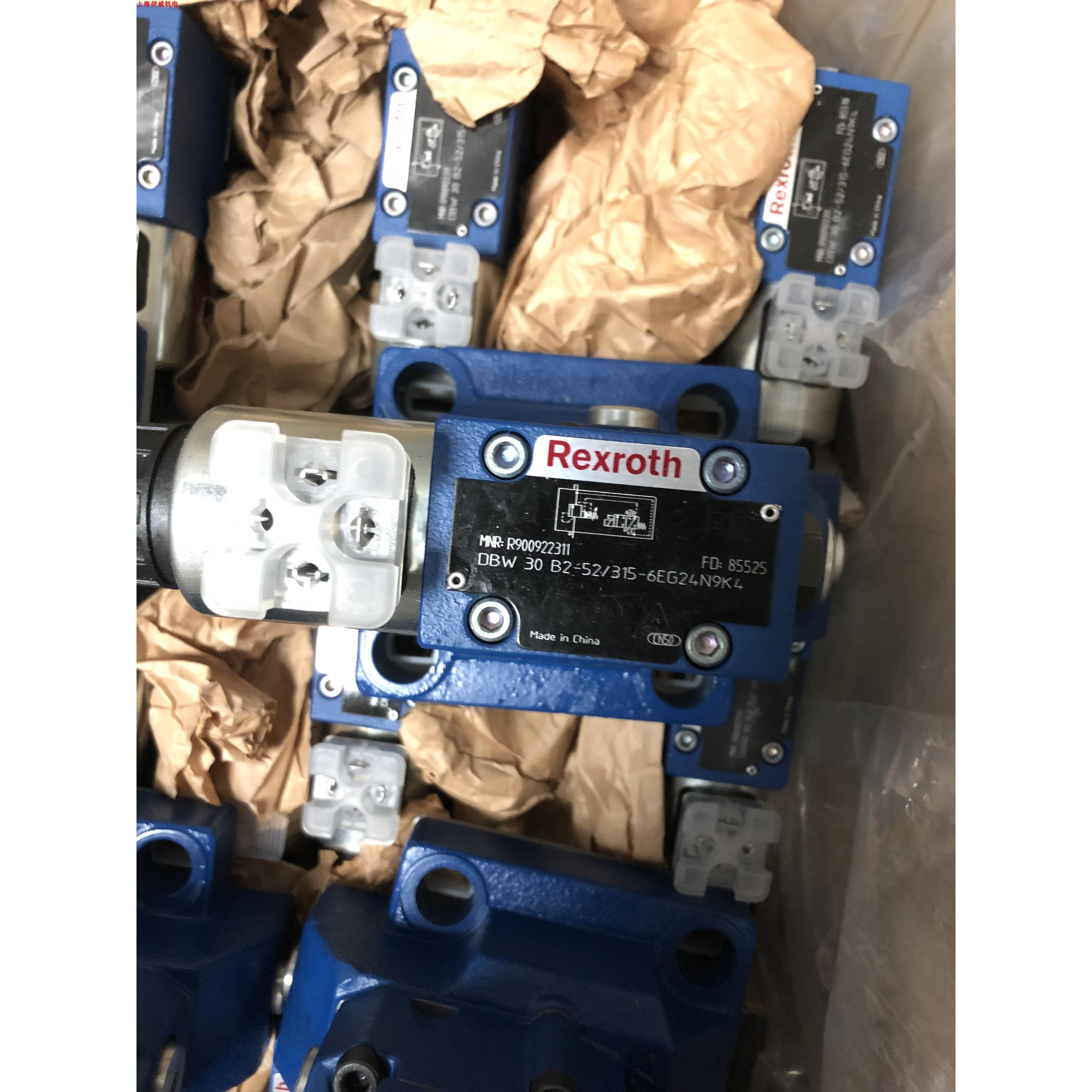 配件RexrothDBW30B2-5X/315-6EG24N9K4 R900922311电磁溢流阀议价