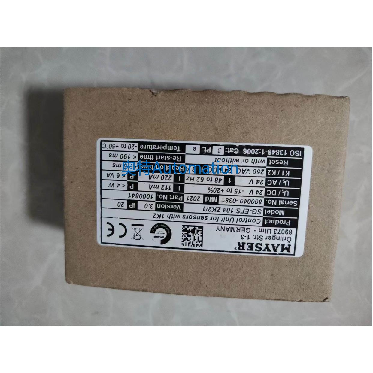 SG-EFS104ZK2/1全新原装MAYSER安全继电器SG-EFS 104 ZK2/1议价$