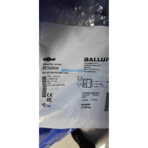 德国Balluff巴鲁夫BCC02H8 BKS-S107-RT14【月销500】议价$