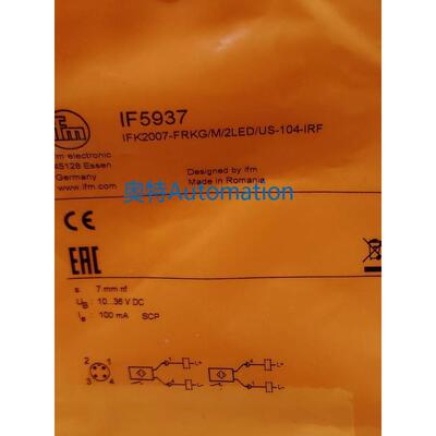 【包邮】IFM IF5937 IFC200 IFC204 IFC205 全新原装易福门议价$