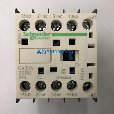原装CA3KN22BD DC24V施耐德直流2开2闭中间继电器议价$
