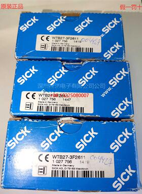 WTB27-3F2611 紧凑型光电开关 1027756全新原装现货议价$