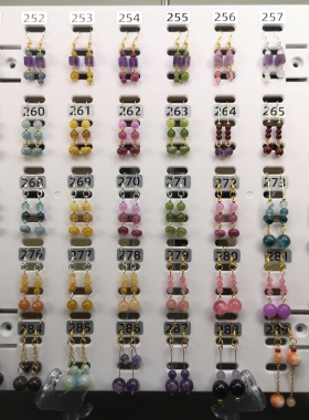 直播看货251 E版原创设计耳饰天然翡翠水晶玉石碧玺玛瑙玉髓