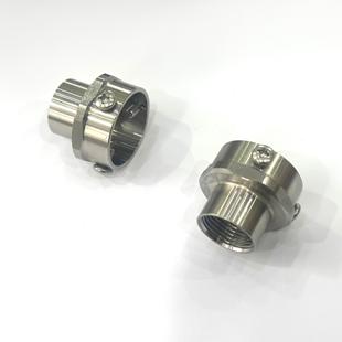 304不锈钢三柱内牙钢管管接头 316卡套顶丝内牙内螺纹设备箱接头