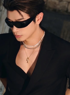 胜却人间无数赛博朋克未来感墨镜男士欧美Y2K街拍反光太阳眼镜潮