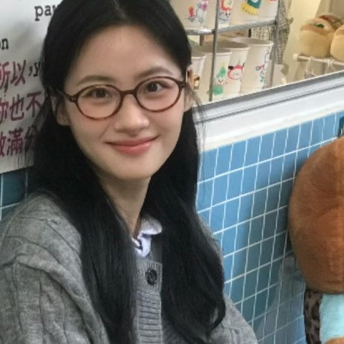 书呆子TR框椭圆形可配度数高级感玳瑁素颜镜架近视减龄初高中生镜