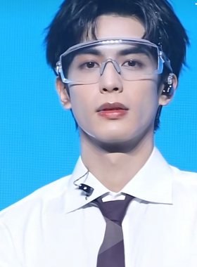 装饰拍照帅气可调节伸缩大个骑行镜透明防风护目镜自行车运动晨跑