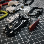 钥匙扣挂件风火轮1比64合金小车模手工订制款登山口车牌aj鞋模