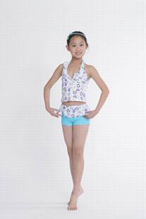 儿童女童分体游泳衣 金格尔 4912 清仓特价 正品