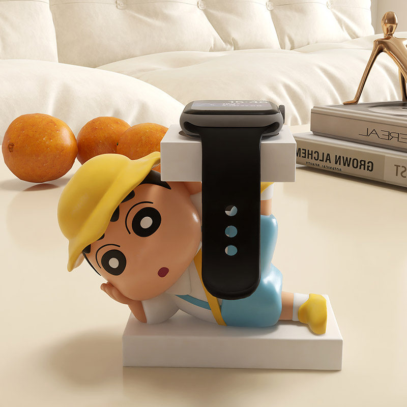 蜡笔小新卡通适用于苹果智能applewatch手表充电支架底座装饰摆件,3C数码配件,手机支架/手机座,淘宝优惠券,粉丝福利购,淘宝优惠卷