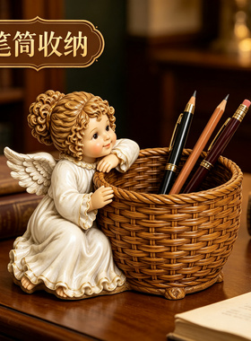 法式复古小天使钥匙收纳糖果盘