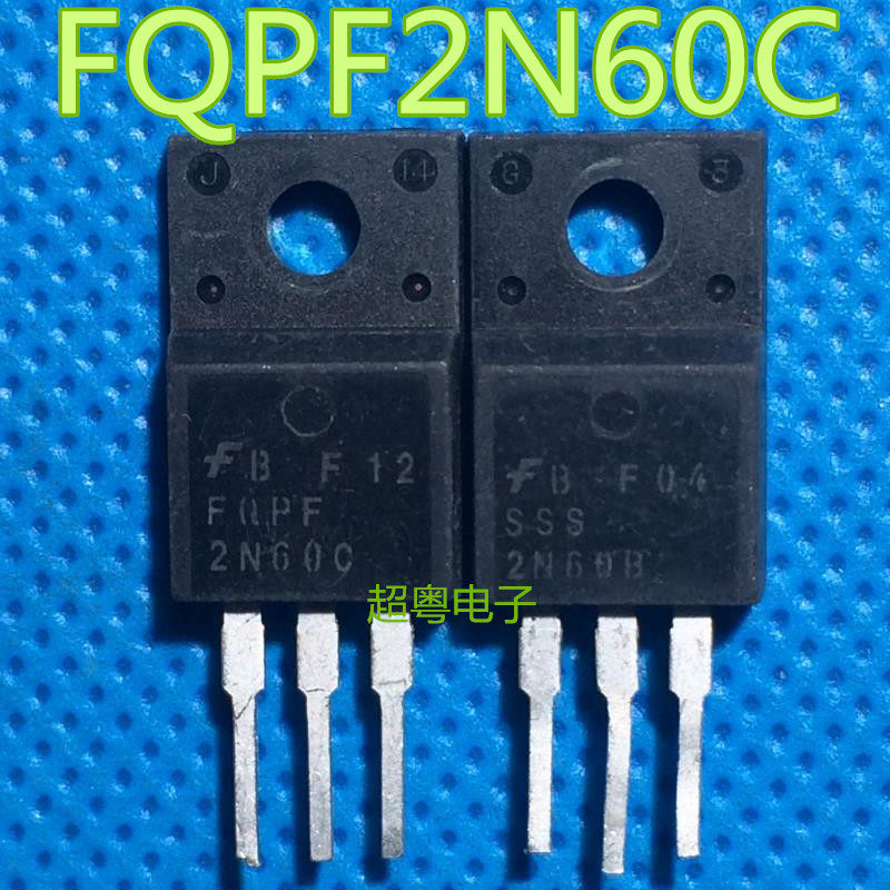 进口MOS场效应管 FQPF2N60C FQPF2N60 2N60质量保证