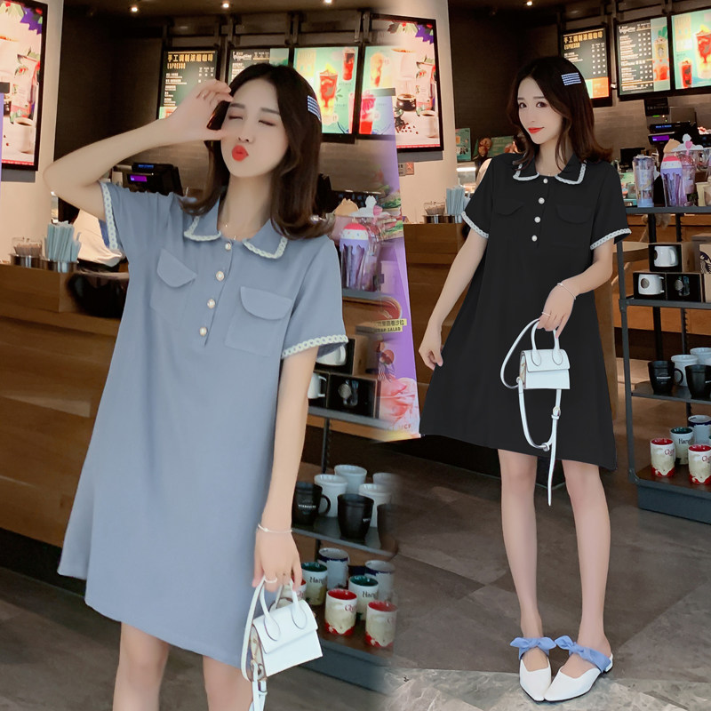 夏天新款孕妇连衣裙宽松透气舒服好穿着怀孕中长款长衫大肚短袖裙|msdalam kategori Bekalan Ibu / Ibu / Pemakanan, bersalin, pakaian - dari Buy2taobao.com untuk memberikan perkhidmatan ejen Taobao profesional membeli