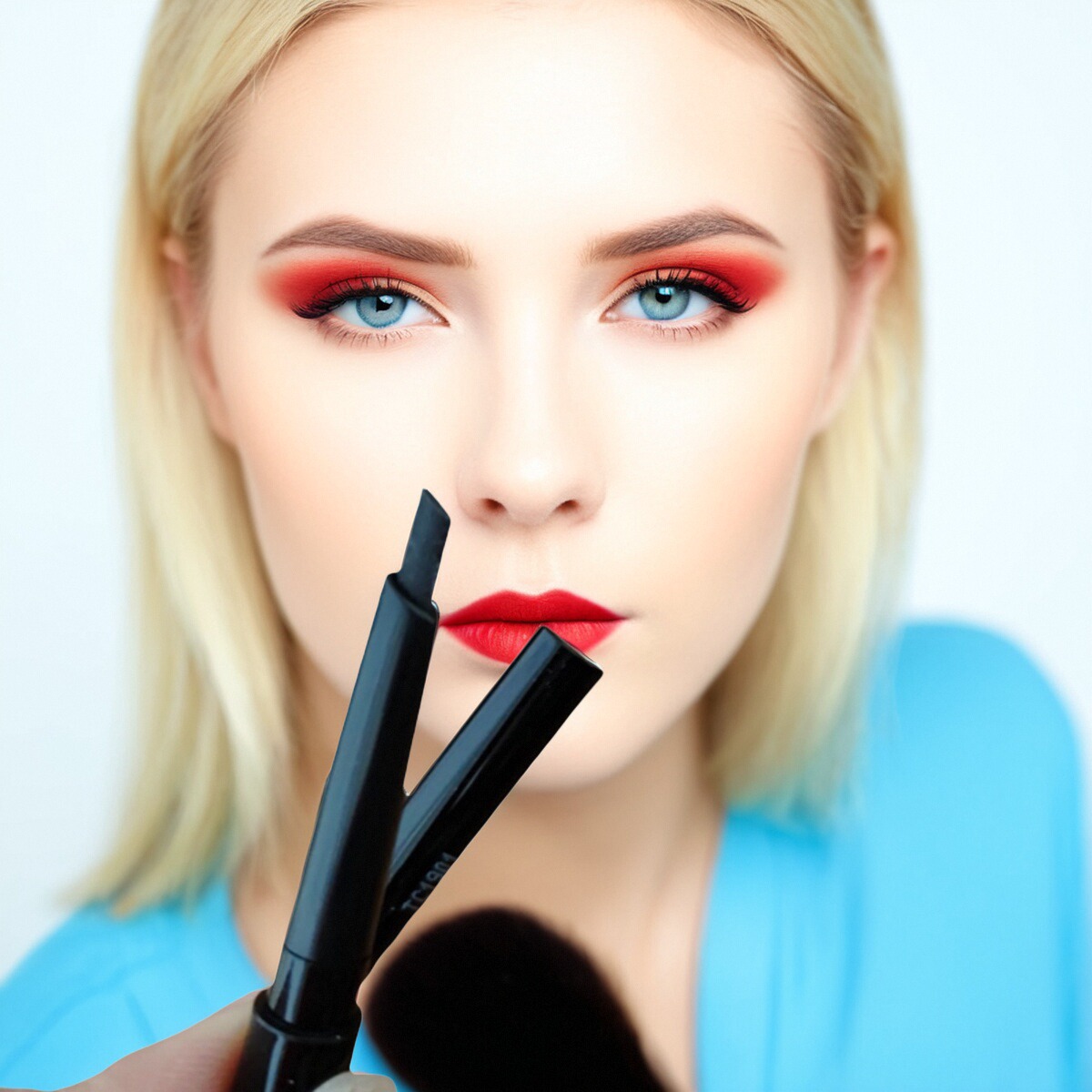 椭圆双头眉笔06#黑色防水防汗