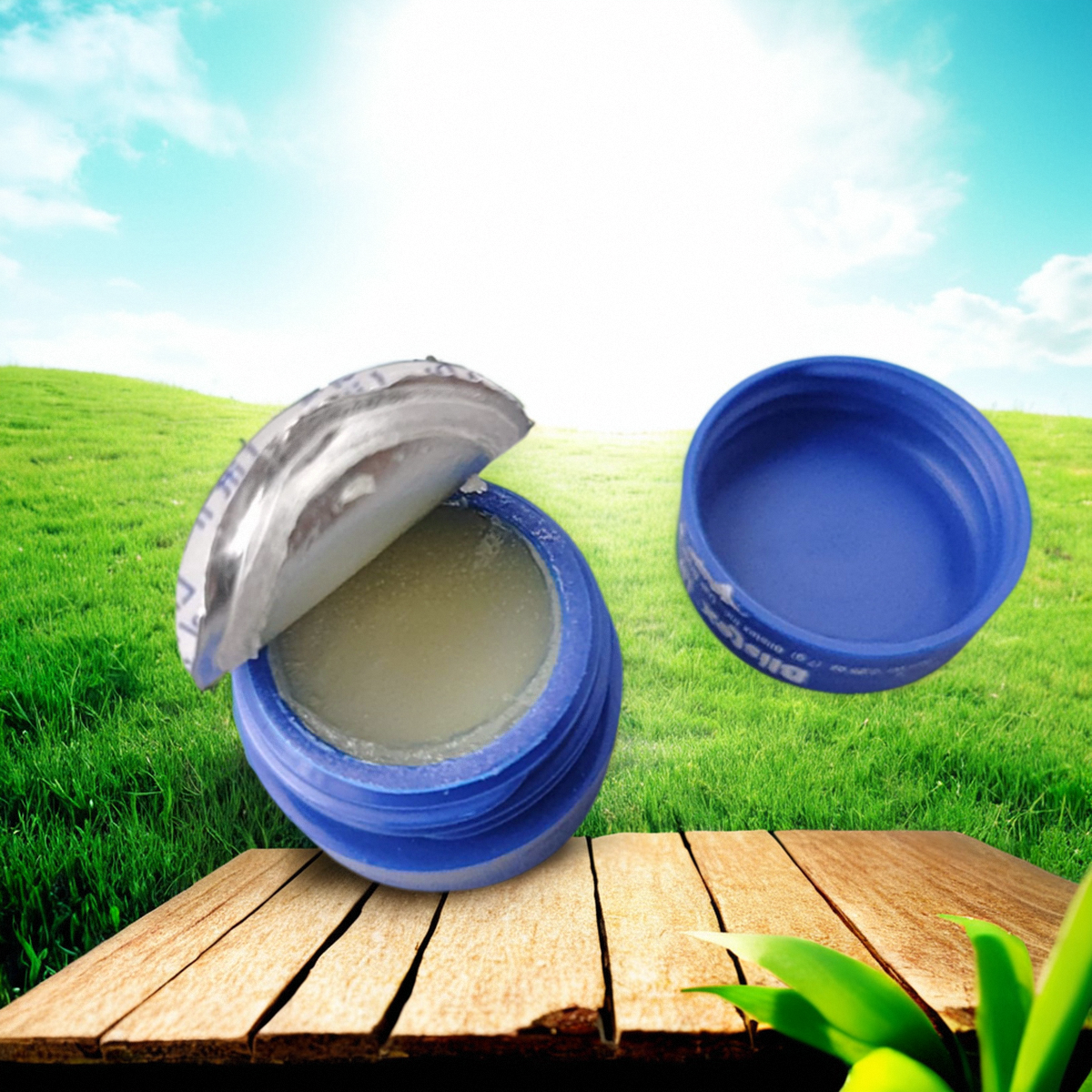 碧~唇小蓝罐润唇膏7G保湿无色