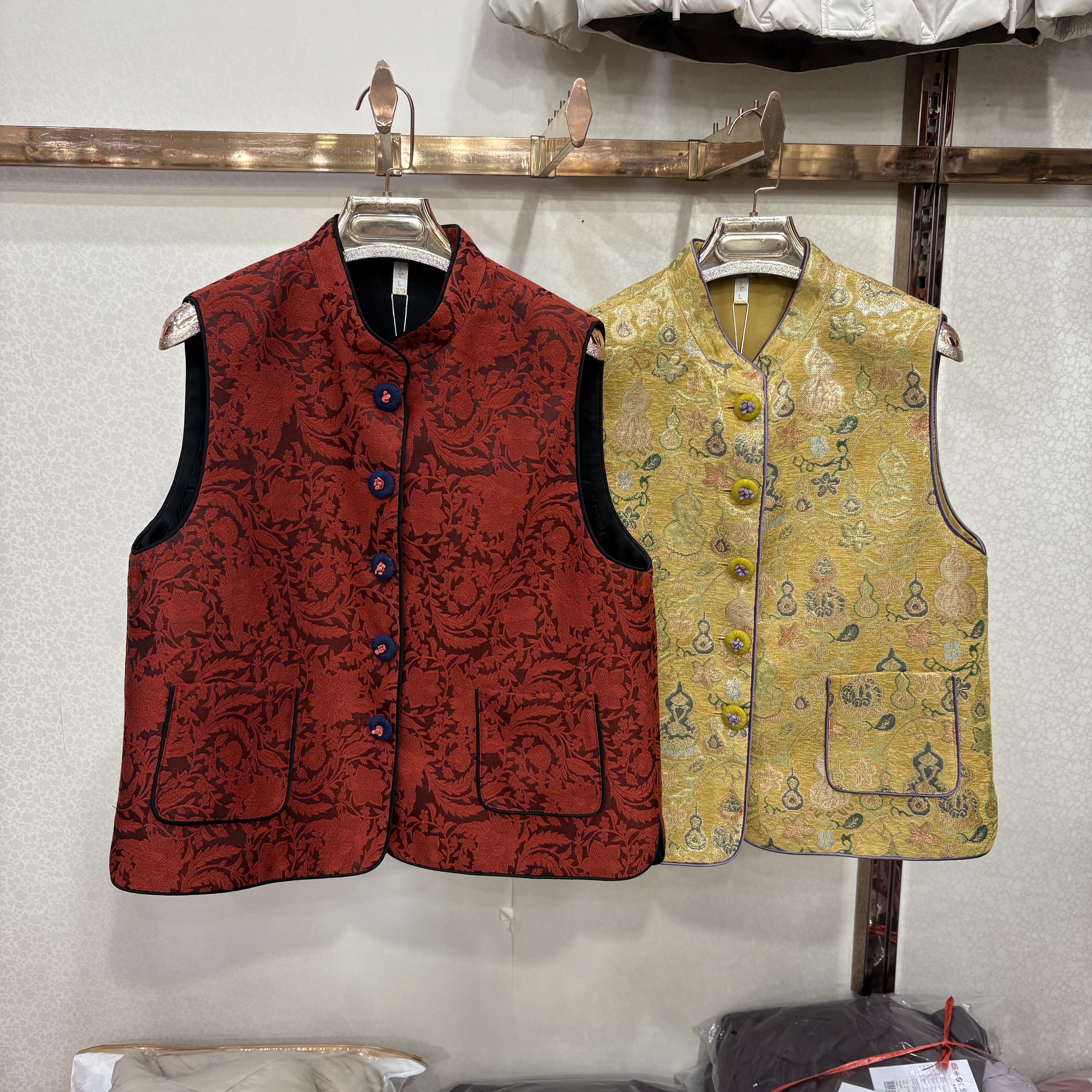 雨格A803专柜正品时尚国风马甲女2026春季新款洋气妈妈新中式坎肩