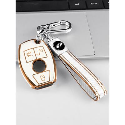 适用于奔驰钥匙套老款C级E级C200LE260LGLC300S350GLEGLA套壳扣包