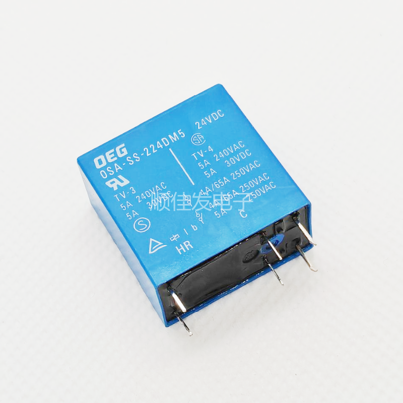 全新原装 OSA-SS-224DM5 泰科 24V 5A 6脚 双组常开继电器 OSA-SH