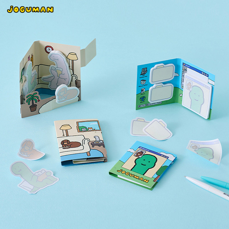 LINE FRIENDS JOGUMAN叛逆便签纸学生3D立体便利贴留言条N次贴