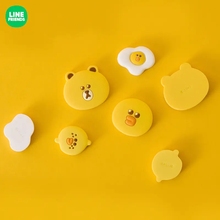 LINE FRIENDS布朗熊SALLY DAY冰箱贴硅胶公仔留言白板装饰磁铁