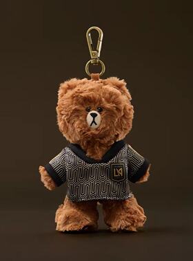 LINE FRIENDS X LAFC 系列关节可动 可爱包挂 毛绒钥匙扣