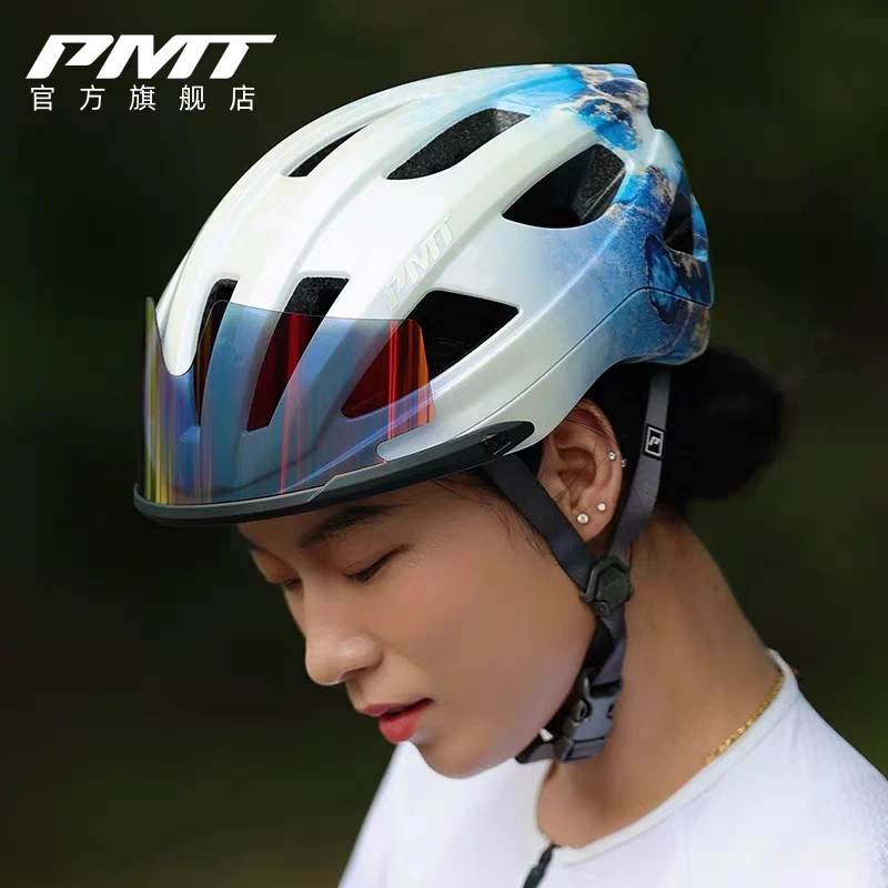 PMT骑行头盔GOLF3.0一体成型防摔轻便公路车自行车山地车骑行头盔